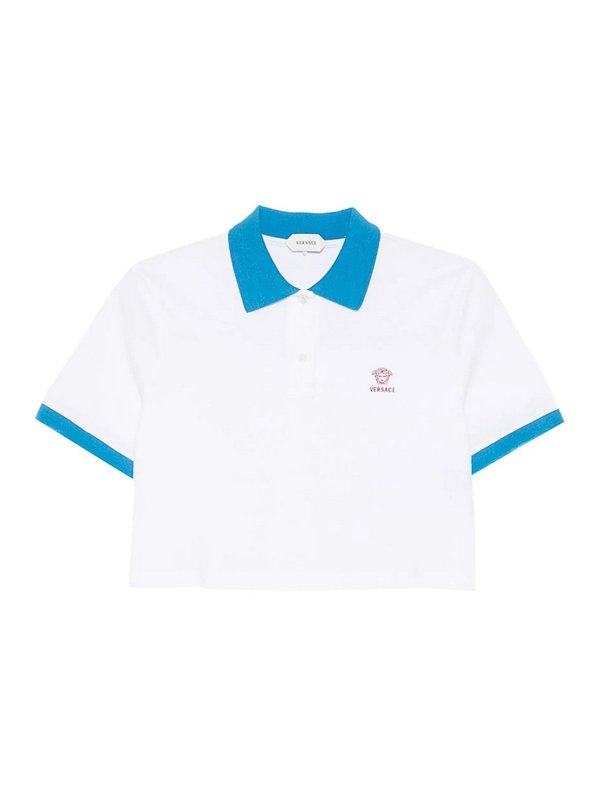 VERSACE: Pull col rond - Pull Col Rond - Blanc