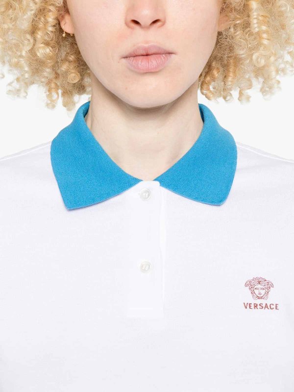 The Best Shops VERSACE: Pull col rond - Pull Col Rond - Blanc