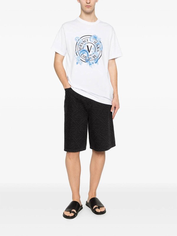 T-Shirt - Weiß shop online: Versace Jeans Couture