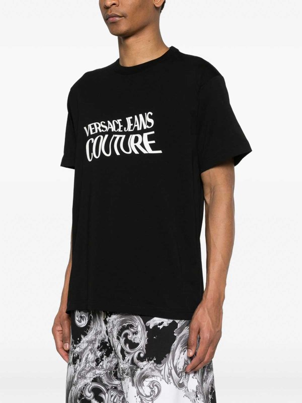 Versace Jeans Couture: T-shirts online - T-Shirt - Schwarz
