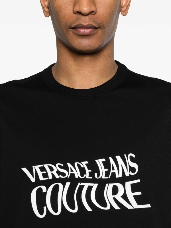 The Best Shops Versace Jeans Couture: T-shirts - T-Shirt - Schwarz