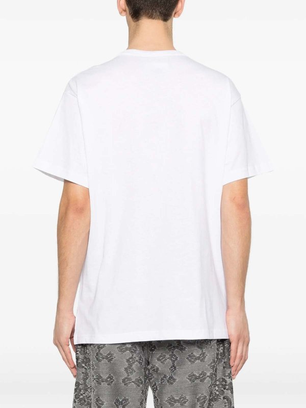 Versace Jeans Couture: T-shirts online - T-Shirt - Weiß