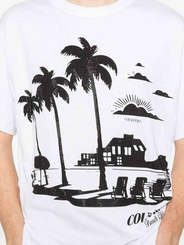 The Best Shops Versace Jeans Couture: T-shirts - T-Shirt - Weiß