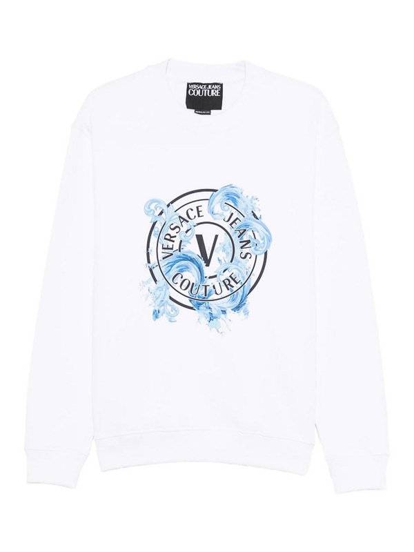Versace Jeans Couture: スウェット＆セーター - スウェットシャツ/セーター - 白