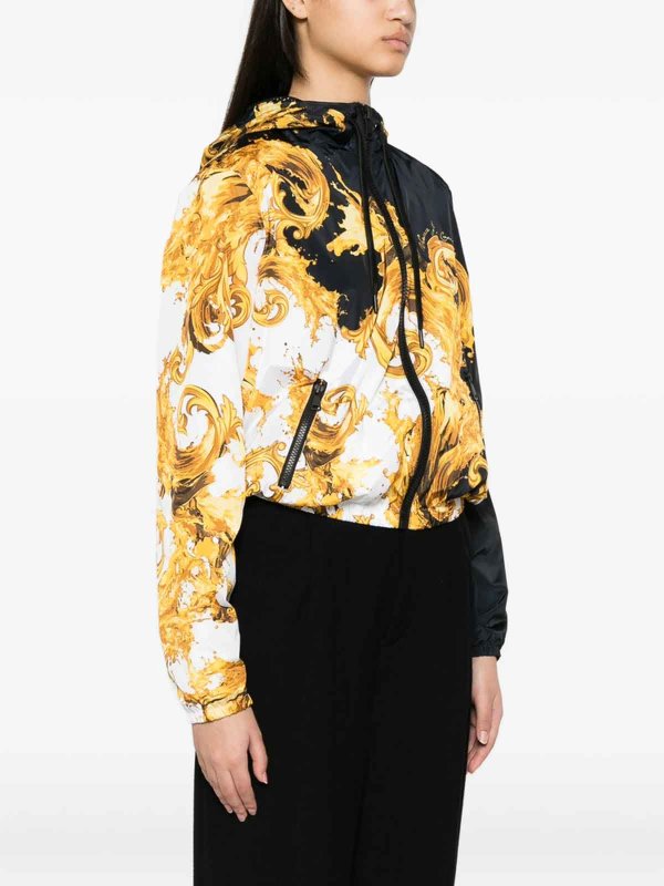 膝丈コート - 黒 shop online: Versace Jeans Couture