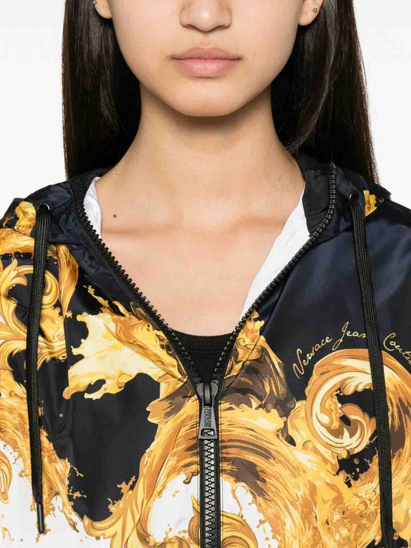 Versace Jeans Couture buy online 膝丈コート - 黒
