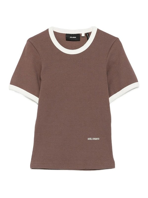 AXEL ARIGATO: T-shirts - T-Shirt - Braun