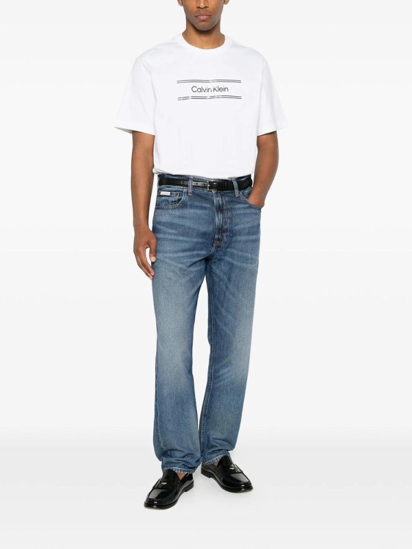 CALVIN KLEIN: jeans dritti, a sigaretta online - Jeans
