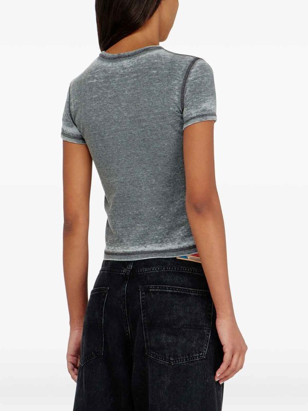 DIESEL: T-shirts online - T-Shirt - Grau