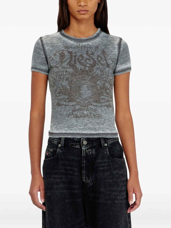 The Best Shops DIESEL: T-shirts - T-Shirt - Grau