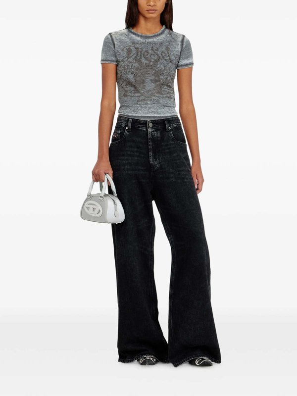 T-Shirt - Grau shop online: DIESEL