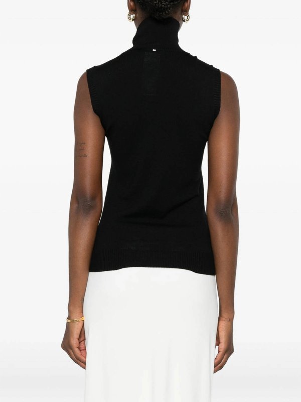 The Best Shops SPORTMAX: クルーネック - クルーネック - 黒
