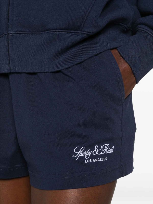 The Best Shops SPORTY & RICH: Hosen Shorts - Shorts - Blau