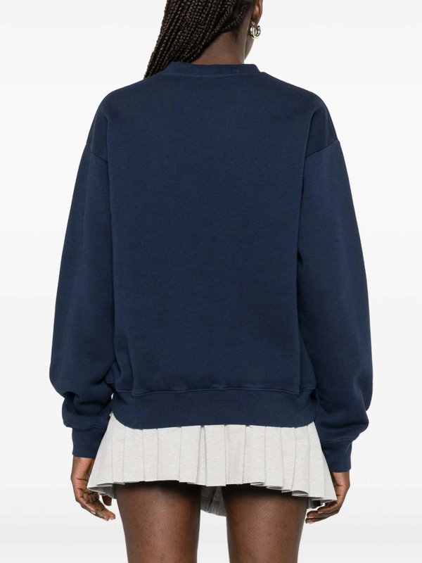 SPORTY & RICH buy online Rundhalspullover - Blau