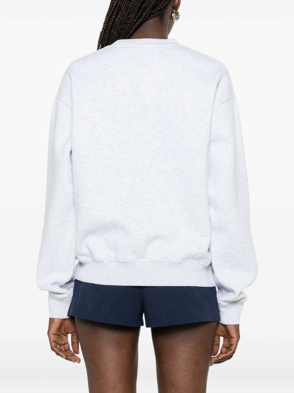 Rundhalspullover - Grau shop online: SPORTY & RICH