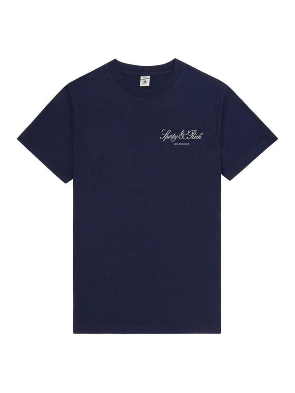 SPORTY & RICH: T-shirts - T-Shirt - Blau