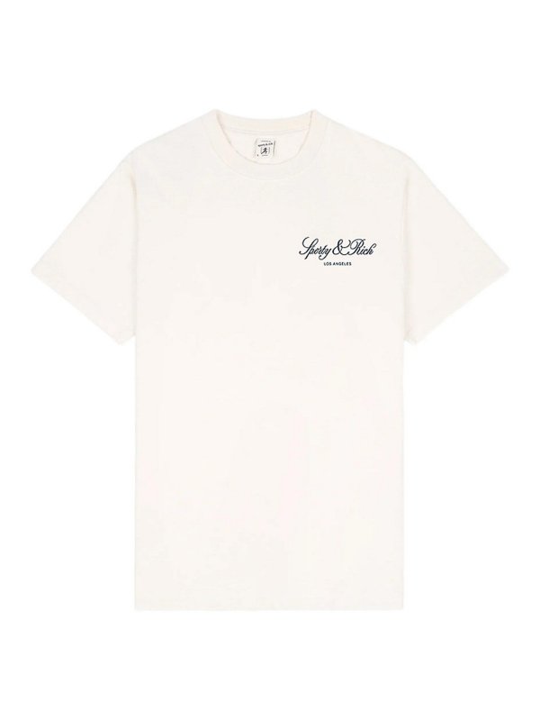 SPORTY & RICH: T-shirts - T-Shirt - Nude