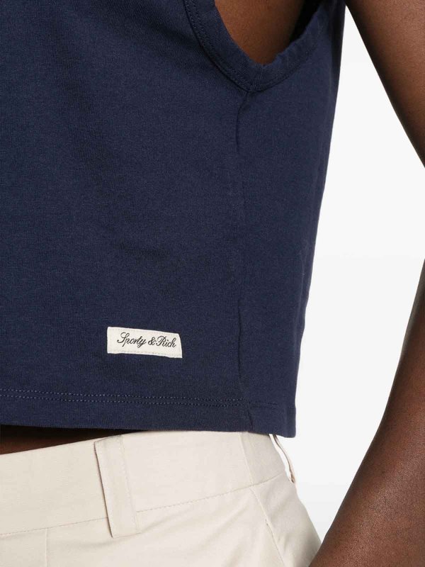 SPORTY & RICH: Tops und Tank Tops online - Top - Blau
