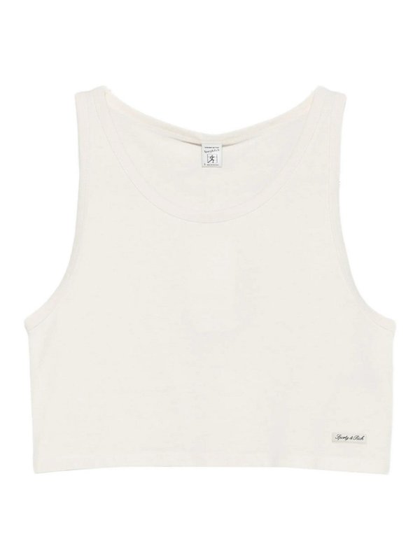 SPORTY & RICH: Tops und Tank Tops - Top - Hellbeige