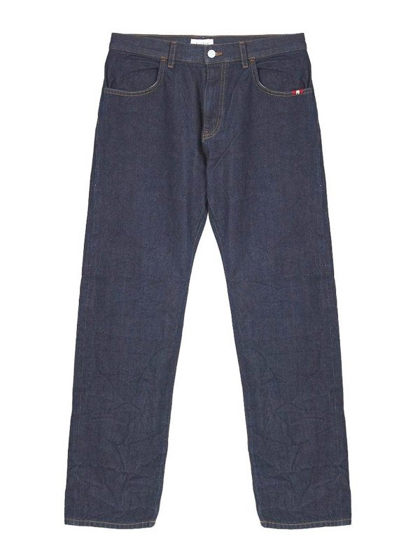 AMISH: Jeans Rectos - Vaqueros Rectos - Azul