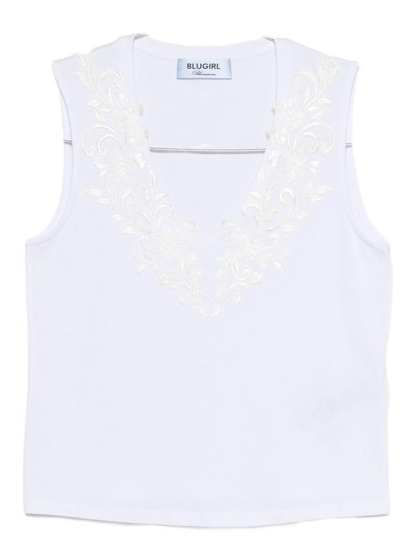 BLUGIRL: T-shirts - T-Shirt - Weiß