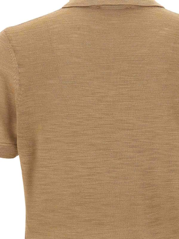 Pull Col Rond - Beige shop online: BOSS CAMEL