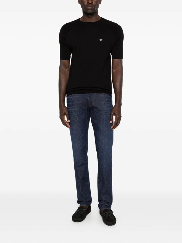 The Best Shops EMPORIO ARMANI: クルーネック - クルーネック - 黒