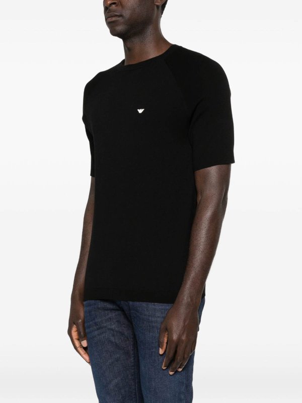 EMPORIO ARMANI buy online クルーネック - 黒