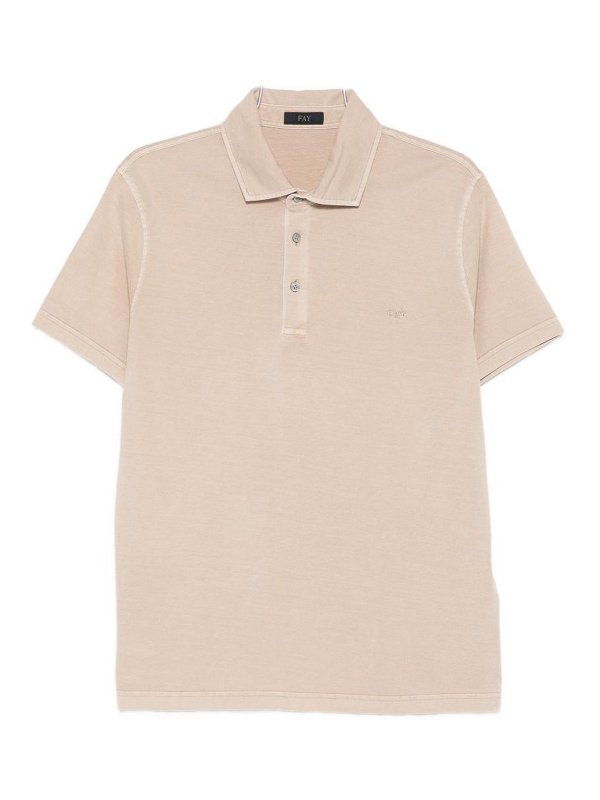 FAY: Poloshirts - Poloshirt - Beige