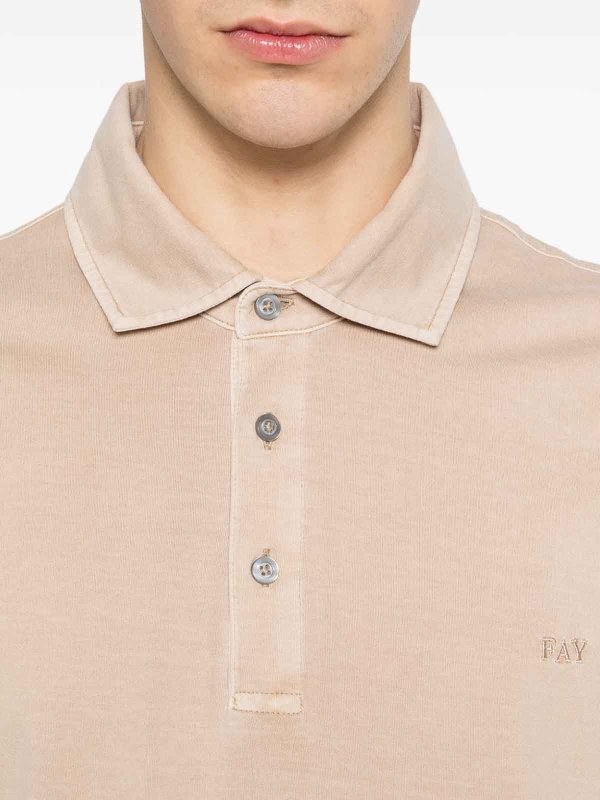 The Best Shops FAY: Poloshirts - Poloshirt - Beige