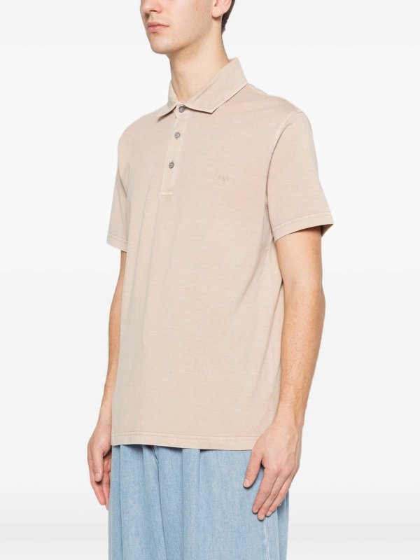 Poloshirt - Beige shop online: FAY