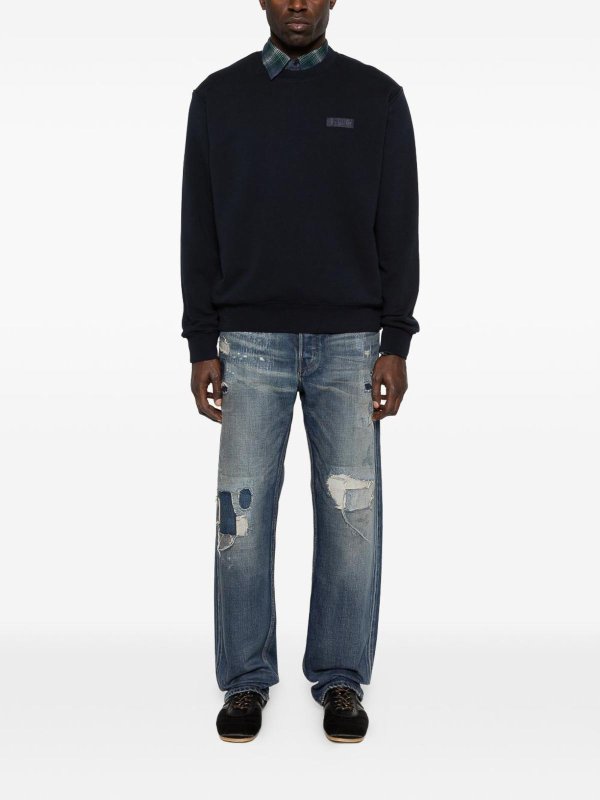 GIVENCHY: Sweatshirts und Pullover online - Sweatshirt - Blau