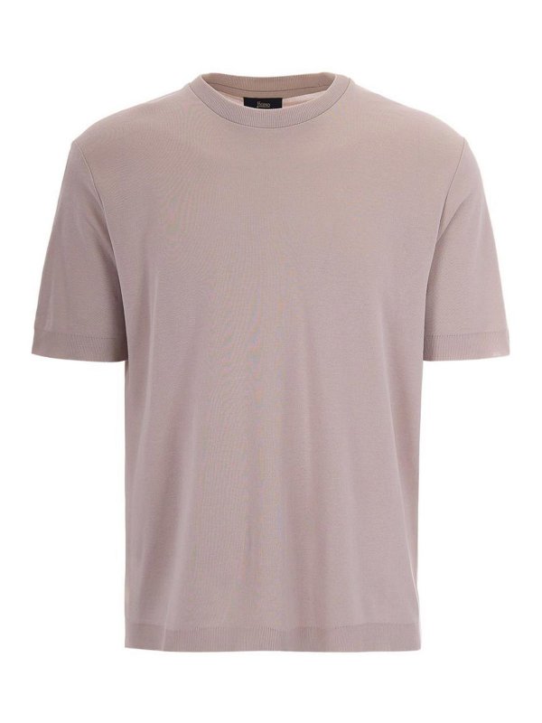 HERNO: Tシャツ - Tシャツ - グレー