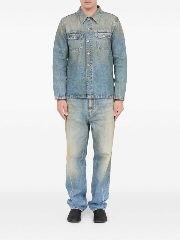 The Best Shops MM6 MAISON MARGIELA: カジュアルジャケット - カジュアルジャケット - ブルー