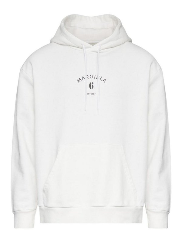 MM6 MAISON MARGIELA: クルーネック - クルーネック - 白