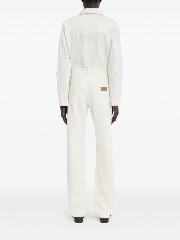 MM6 MAISON MARGIELA: ストレートジーンズ online - ストレートジーンズ - 白