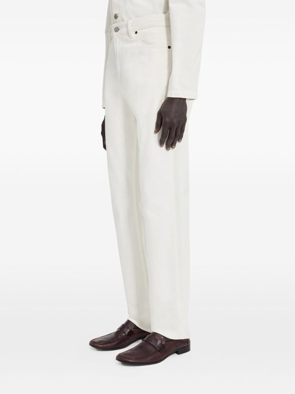 ストレートジーンズ - 白 shop online: MM6 MAISON MARGIELA