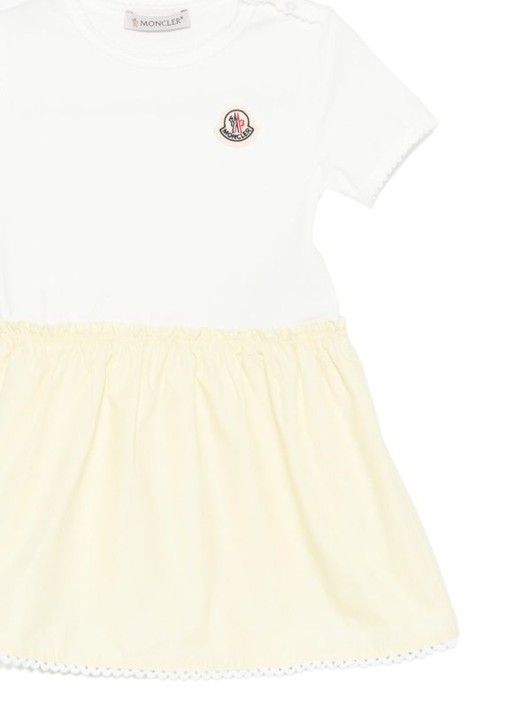 The Best Shops MONCLER JR: ショートドレス - ショートドレス - 白