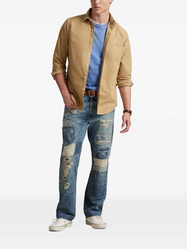 POLO RALPH LAUREN: シャツ online - シャツ - ブラウン