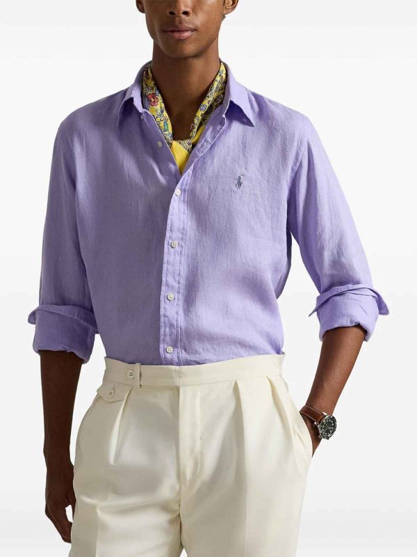 POLO RALPH LAUREN: シャツ online - シャツ - ライトパープル