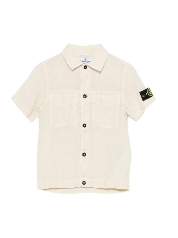 STONE ISLAND: Hemden - Hemd - Beige