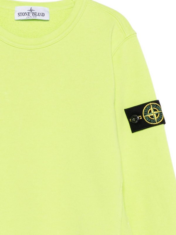 The Best Shops STONE ISLAND: Strickpullover mit Rundhalsausschnitt - Rundhalspullover - Grün