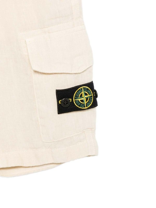 STONE ISLAND: トラウザーショーツ online - ショートパンツ - ベージュ