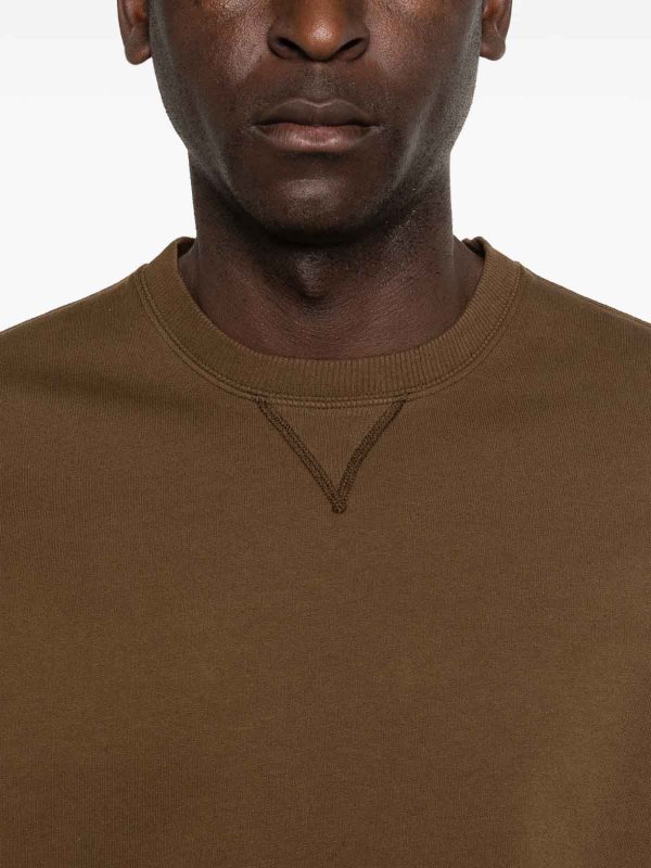 TOM FORD: Strickpullover mit Rundhalsausschnitt online - Rundhalspullover - Braun