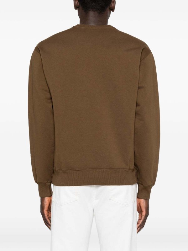 The Best Shops TOM FORD: Strickpullover mit Rundhalsausschnitt - Rundhalspullover - Braun