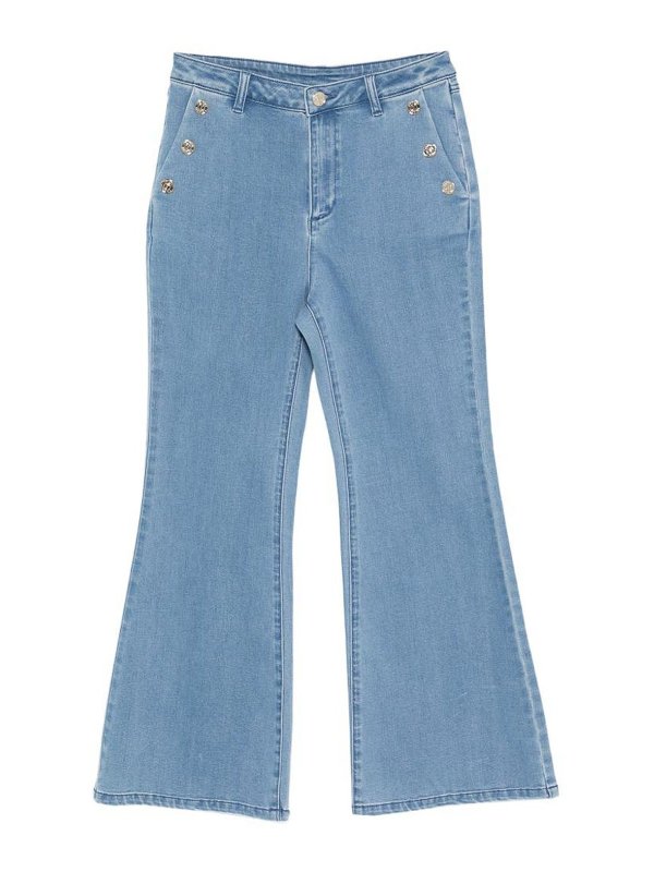 TWINSET: straight leg jeans - Denim Jeans