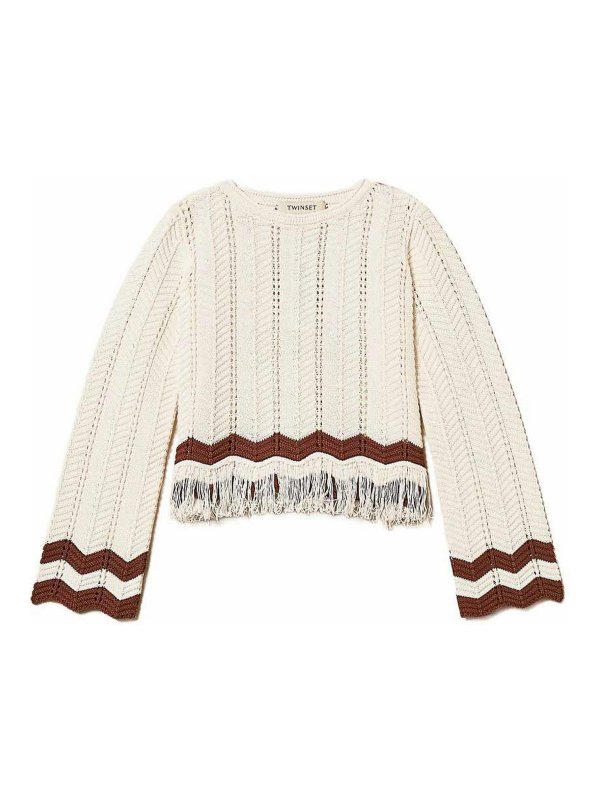 TWINSET: maglia collo rotondo - Girocollo