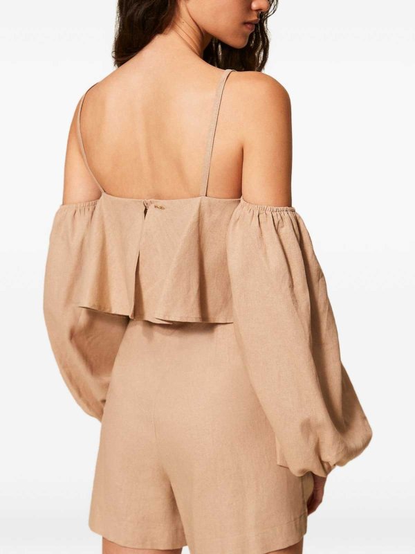TWINSET: Jumpsuits online - Jumpsuit - Beige