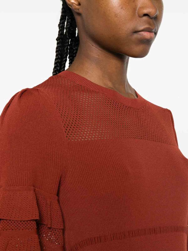 TWINSET buy online Rundhalspullover - Braun