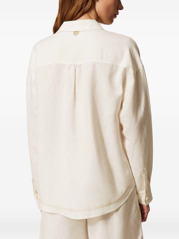 シャツ - 白 shop online: TWINSET